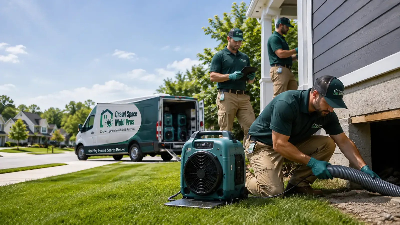 Crawl Space Mold Removal in Kasson, MN